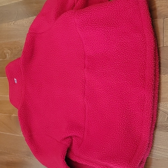 Vineyard Vines Red Sherpa T Snap Style Fleece Pullover Sweater Medium - Picture 5 of 8